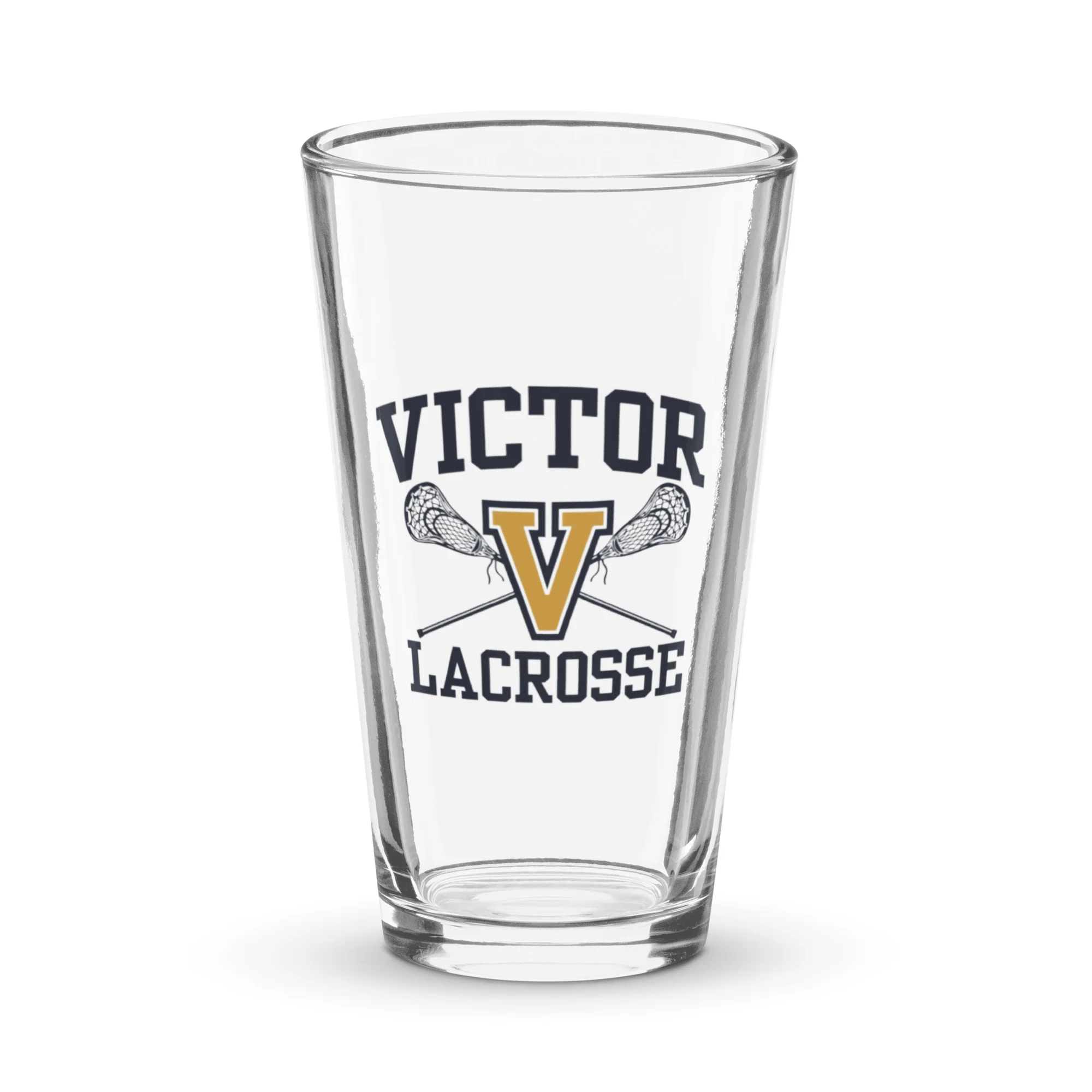 Victor pint glass