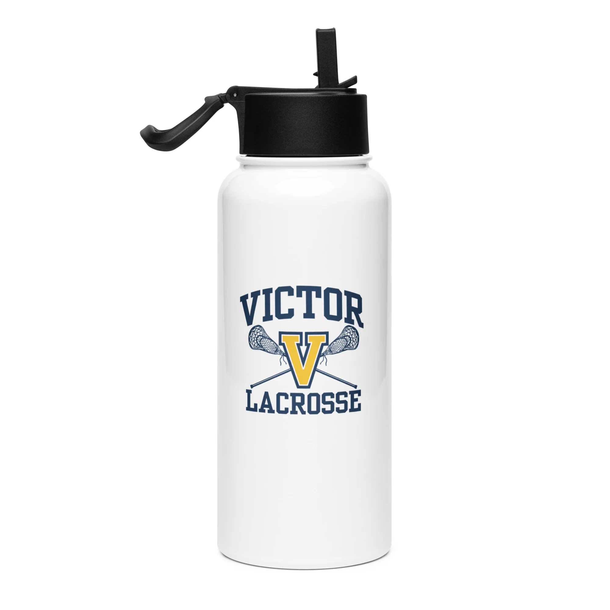 Victor Stainless steel water bottle with a straw lid - Image 4