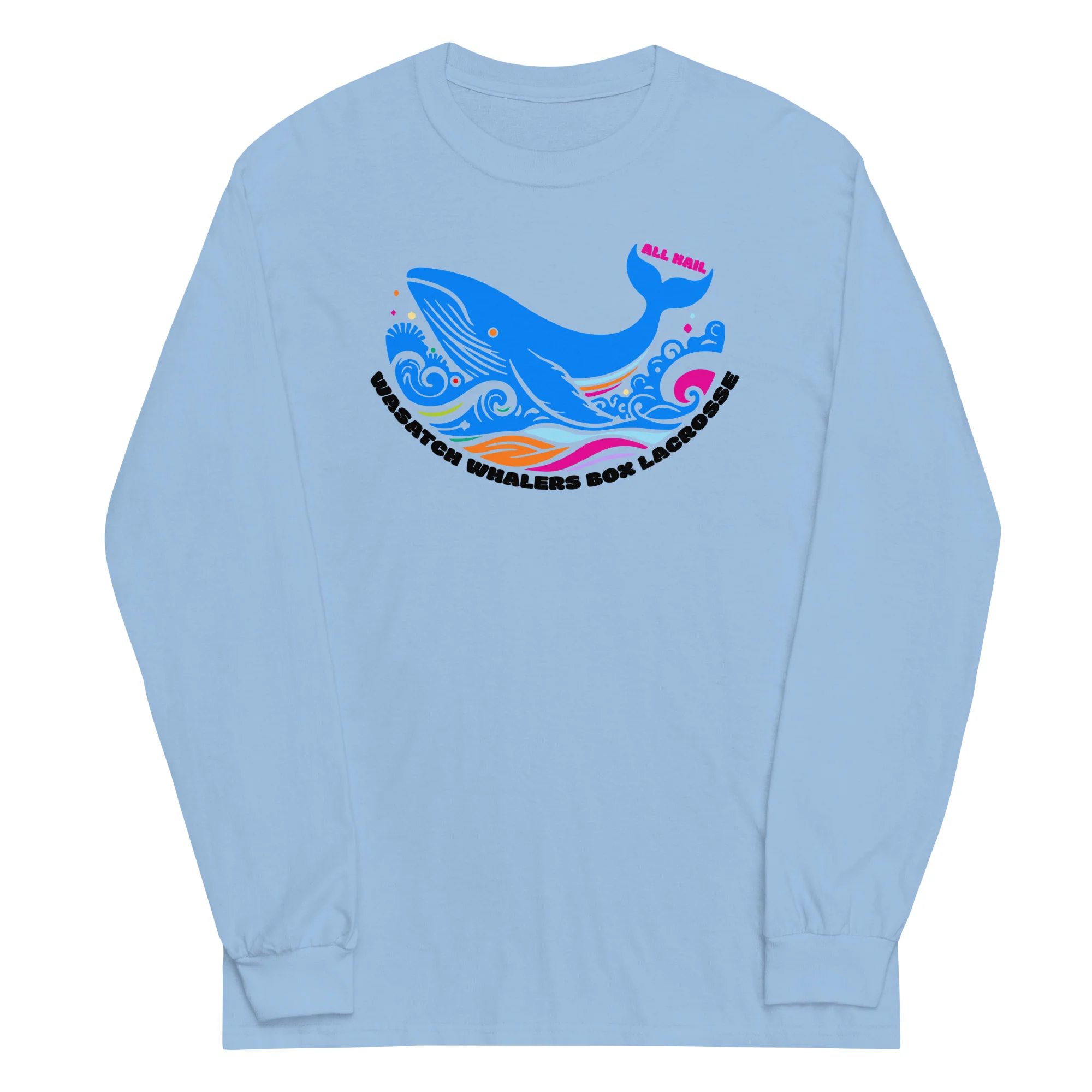 Whalers Men’s Long Sleeve Shirt - Image 3