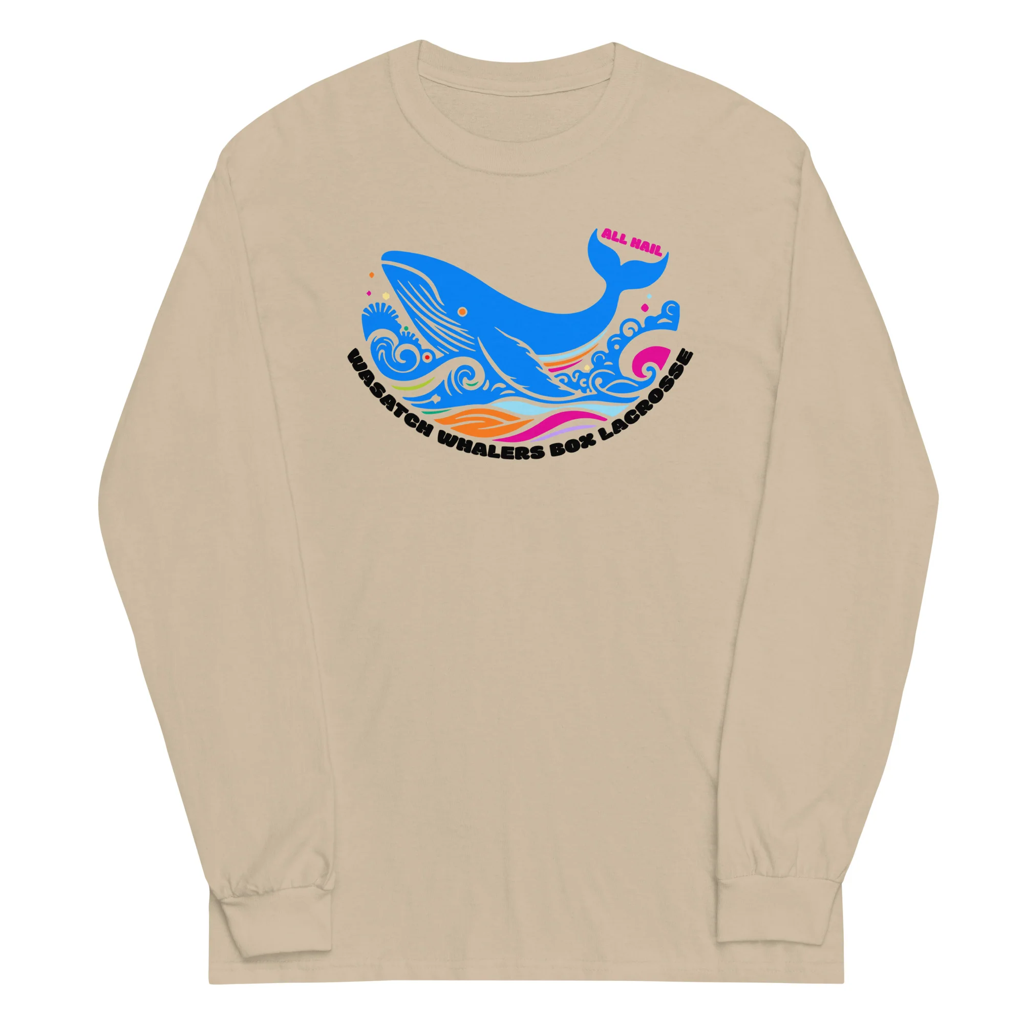 Whalers Men’s Long Sleeve Shirt - Image 5