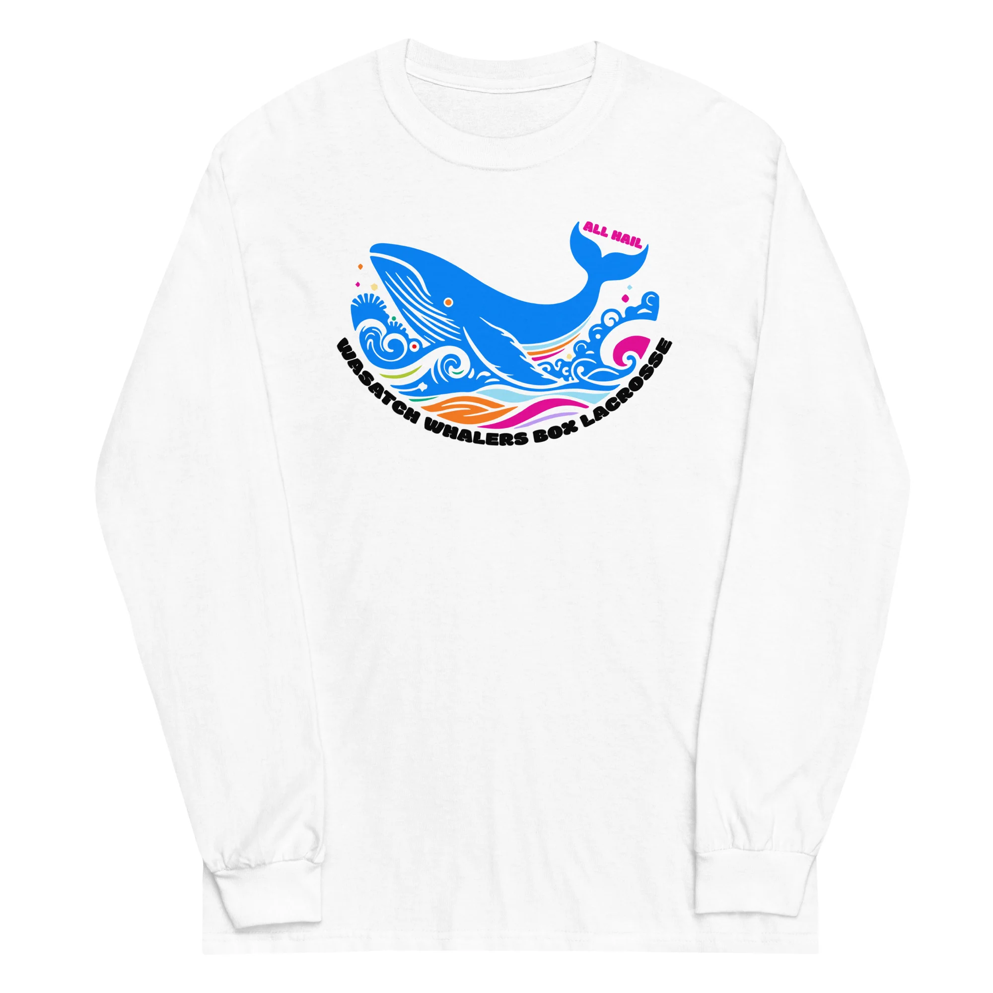 Whalers Men’s Long Sleeve Shirt - Image 9