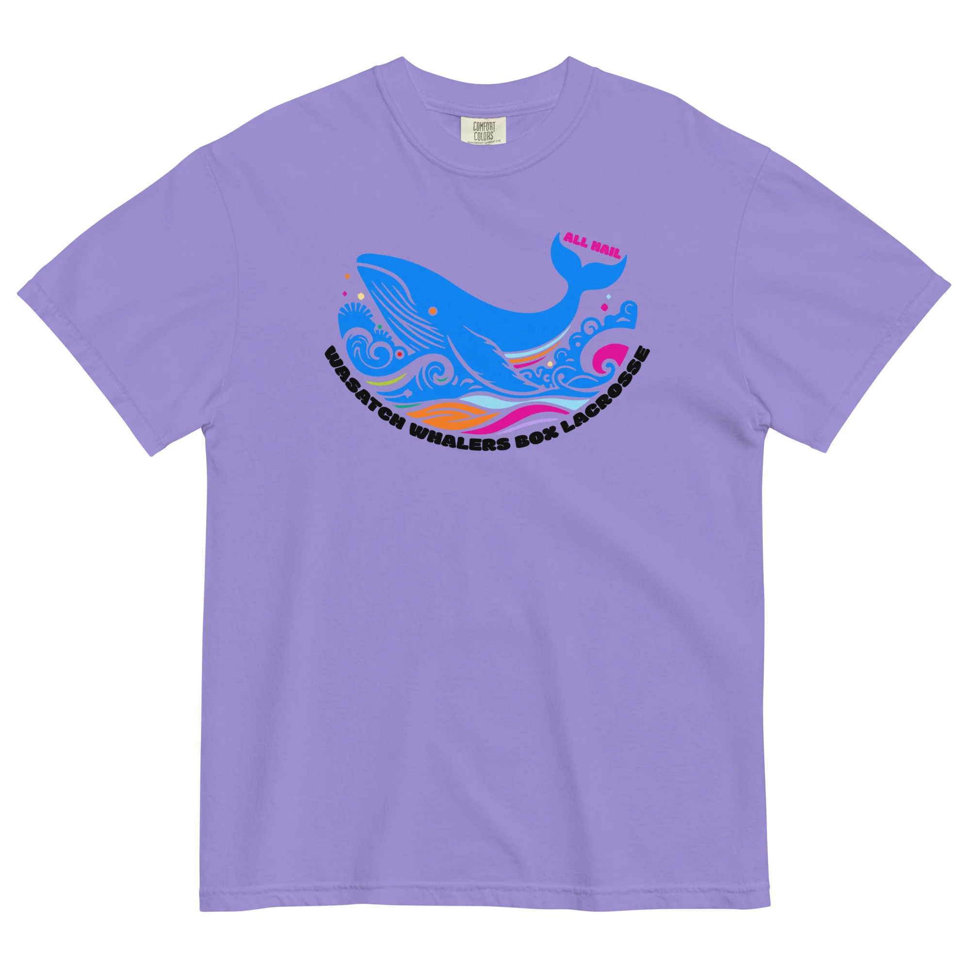Whalers Unisex garment-dyed heavyweight t-shirt
