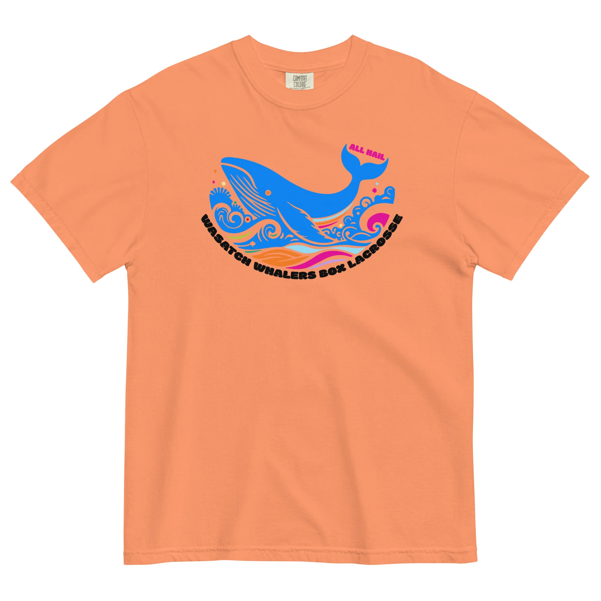 Whalers Unisex garment-dyed heavyweight t-shirt - Image 3