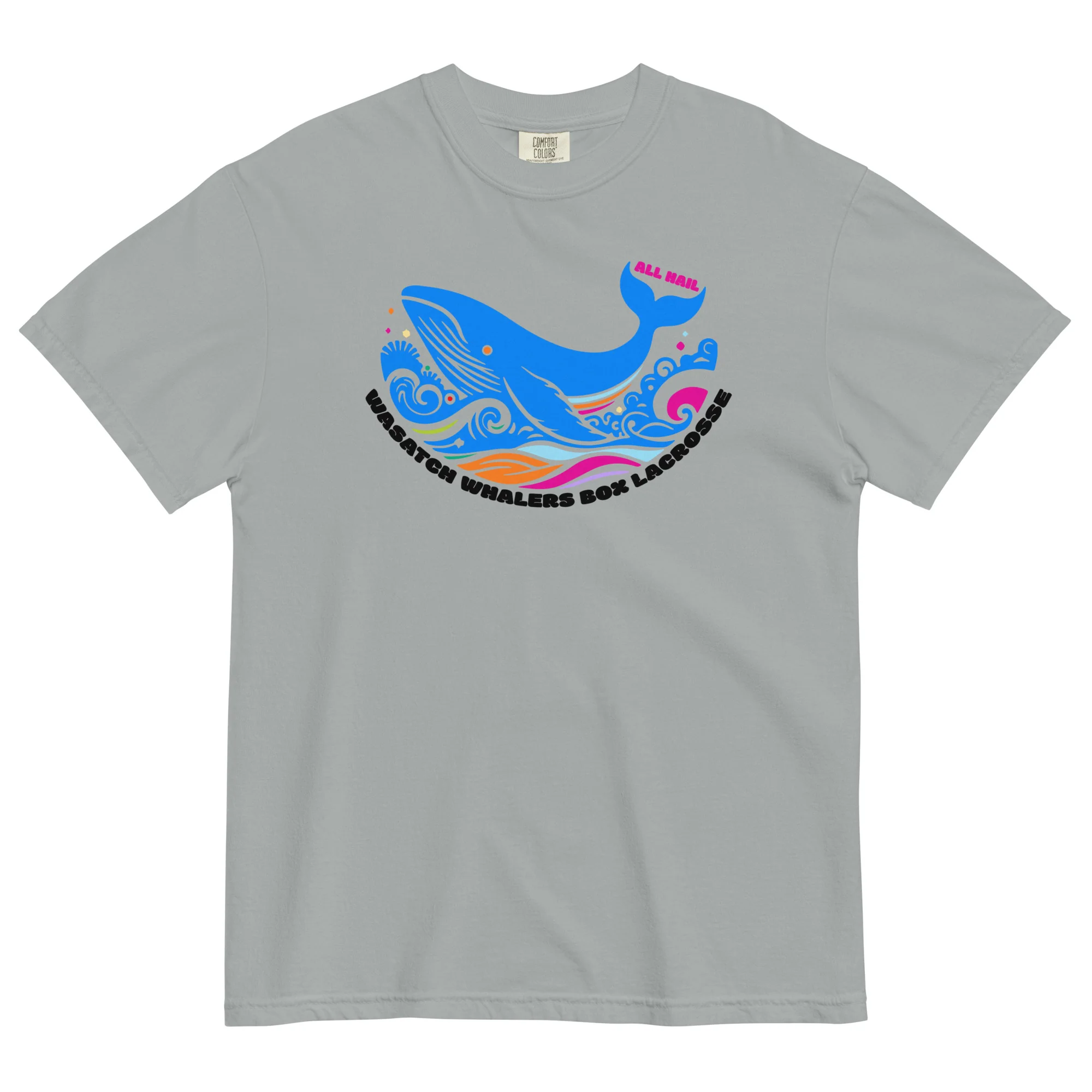 Whalers Unisex garment-dyed heavyweight t-shirt - Image 4