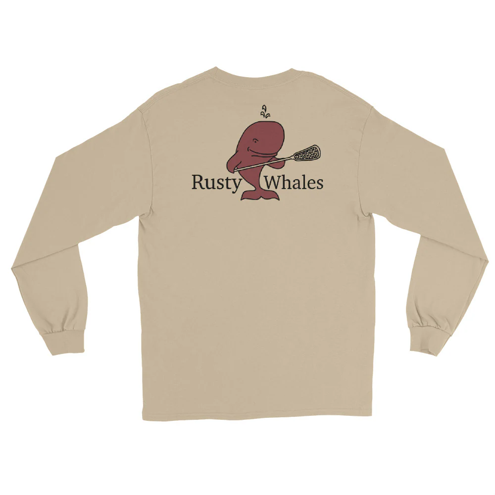 Whales Men’s Long Sleeve Shirt - Image 4