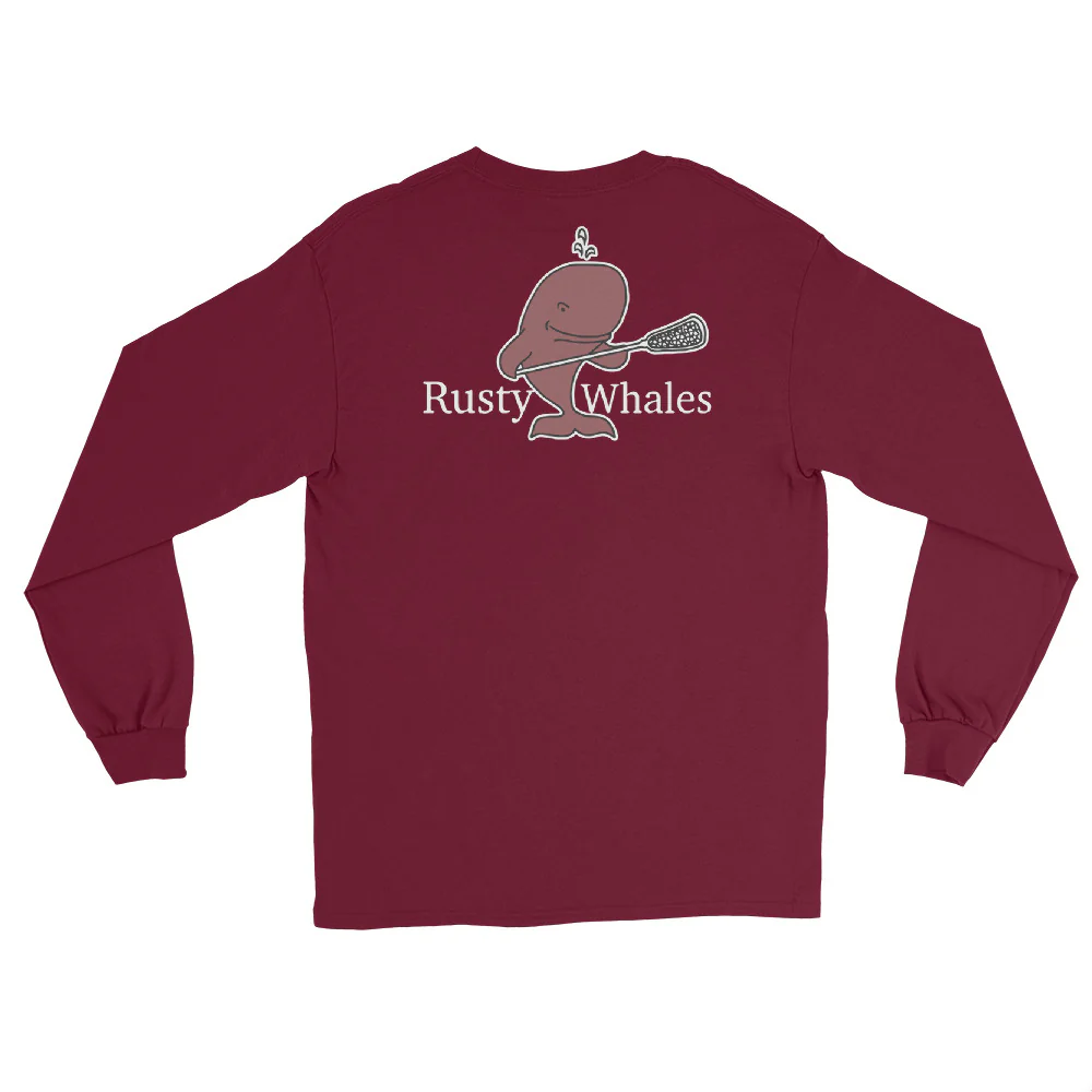 Whales Men’s Long Sleeve Shirt - Image 8