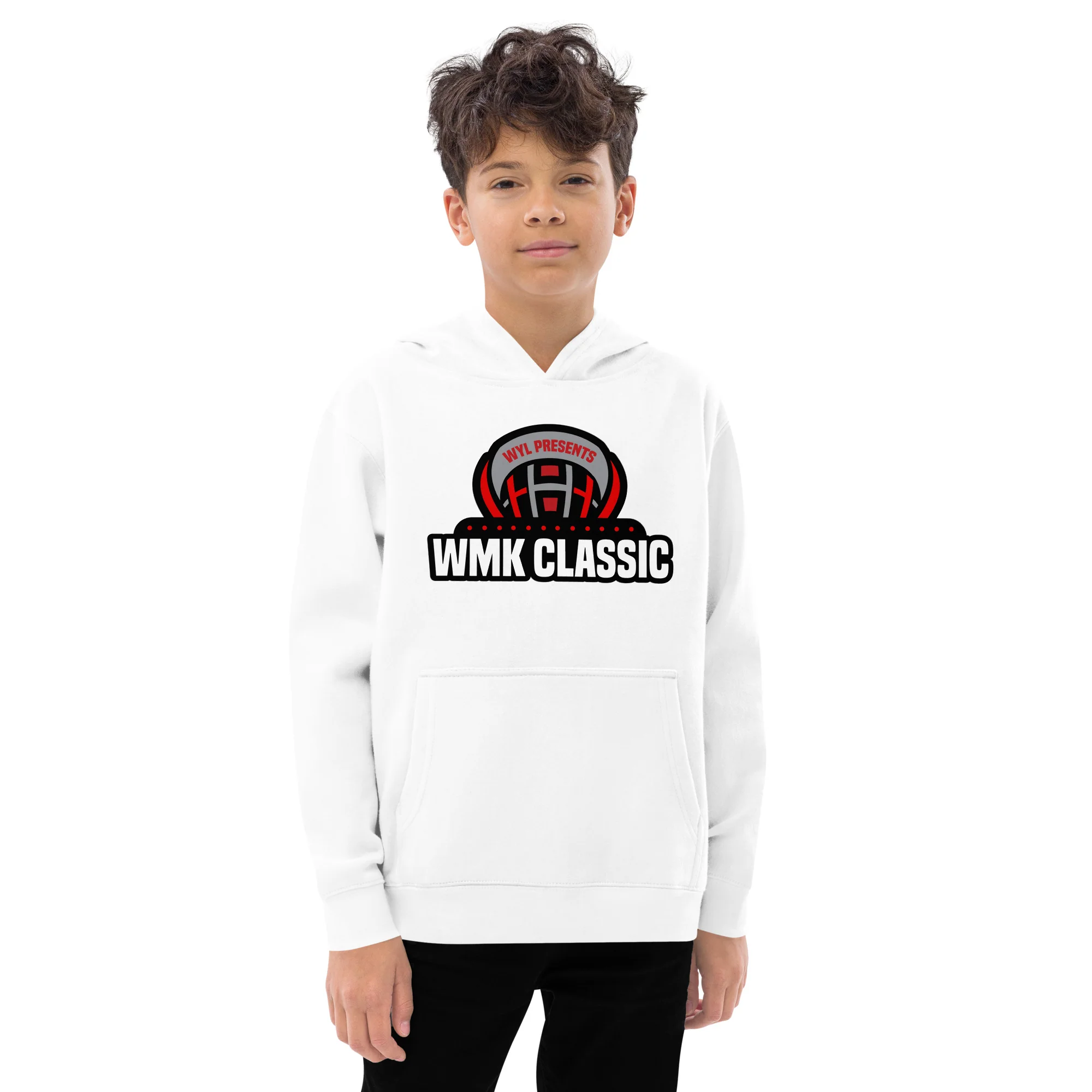 WMK Classic Youth Fleece Hoodie - Image 3