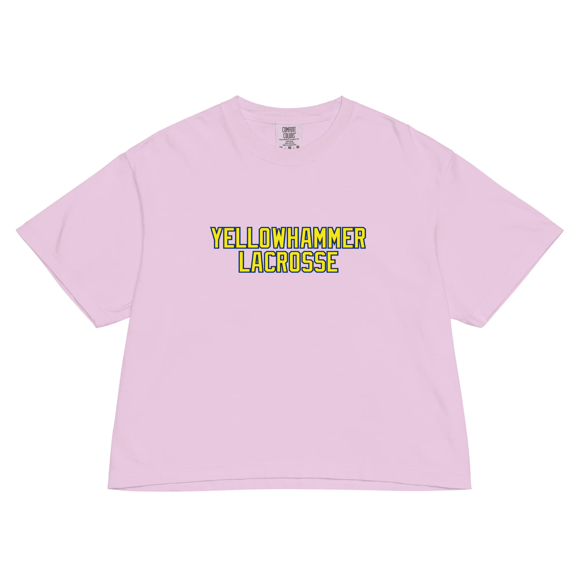 Yellowhammer Block Women's Heavyweight Boxy T-Shirt - Image 3