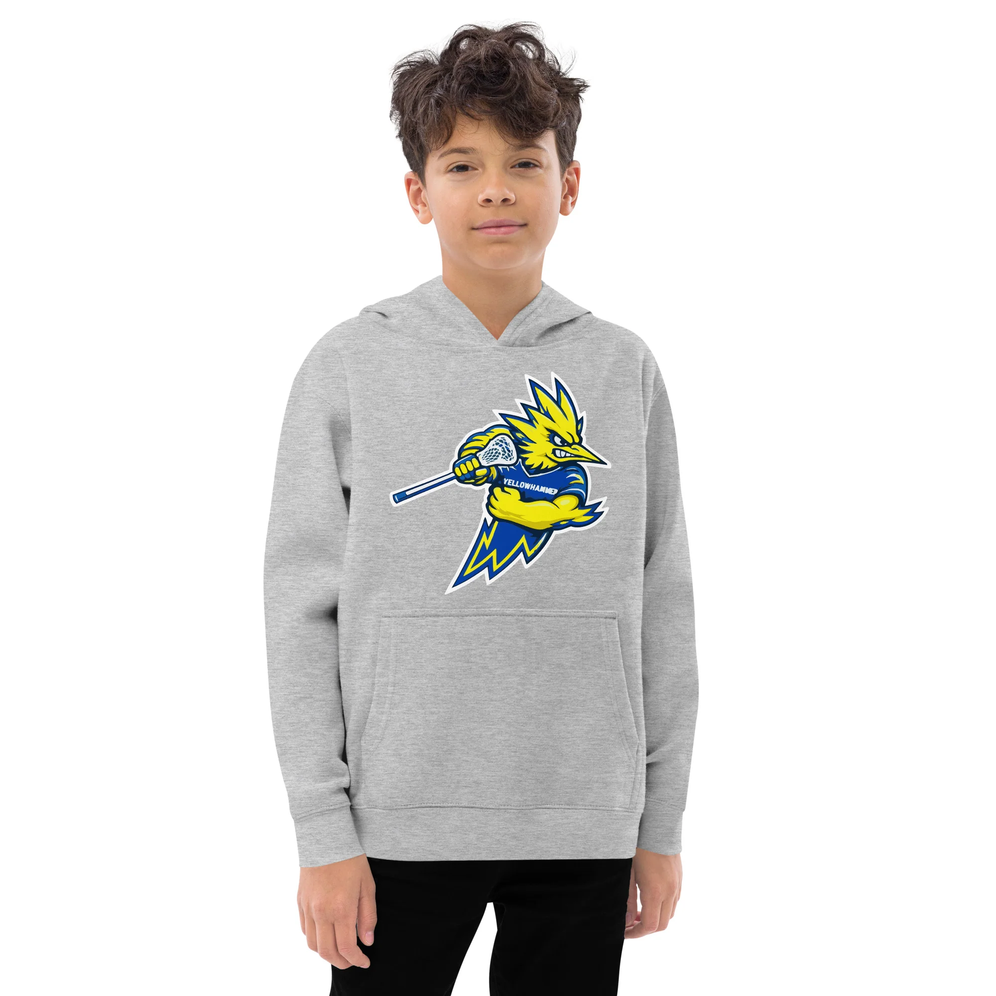 Yellowhammer Classic Youth Fleece Hoodie - Image 2