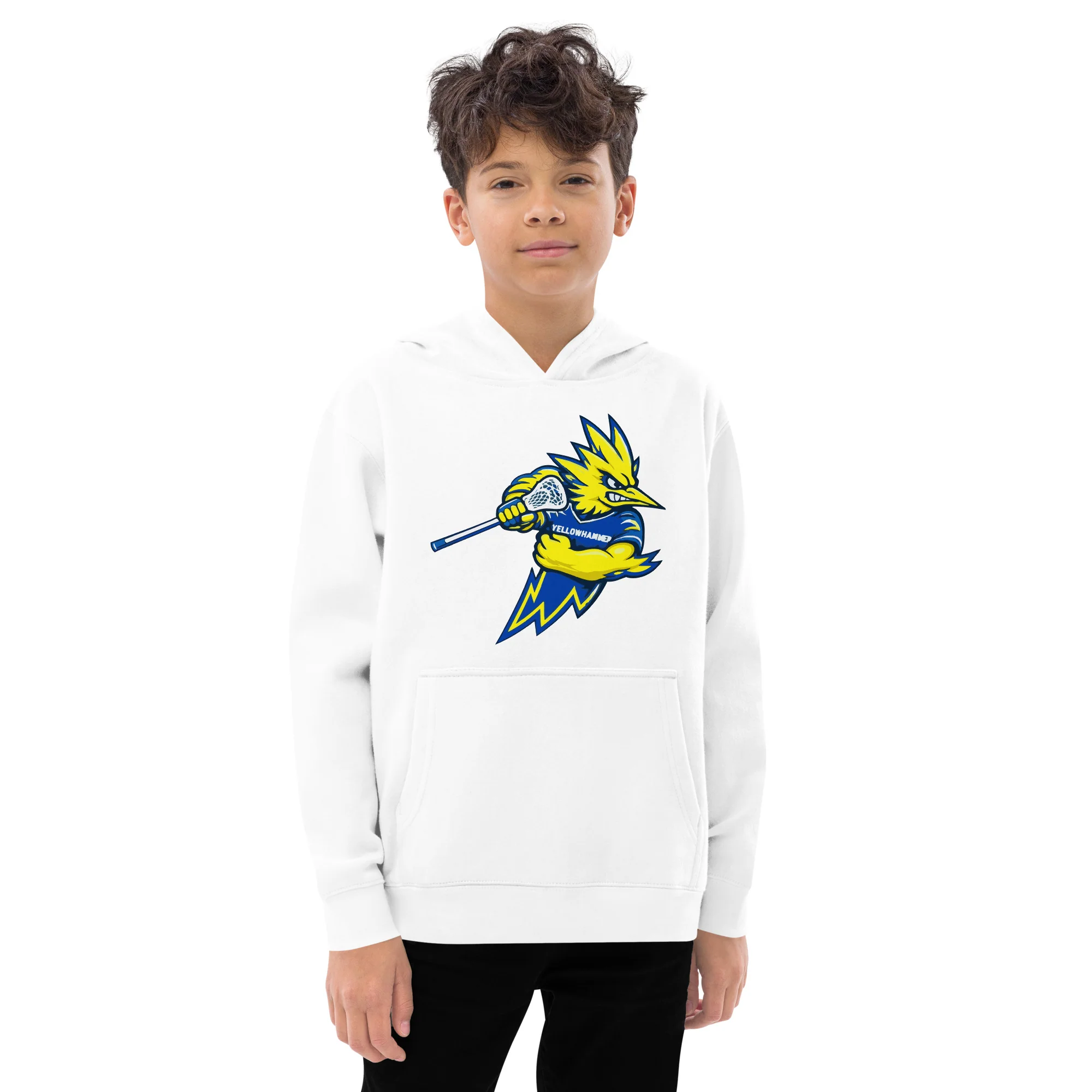 Yellowhammer Classic Youth Fleece Hoodie - Image 3