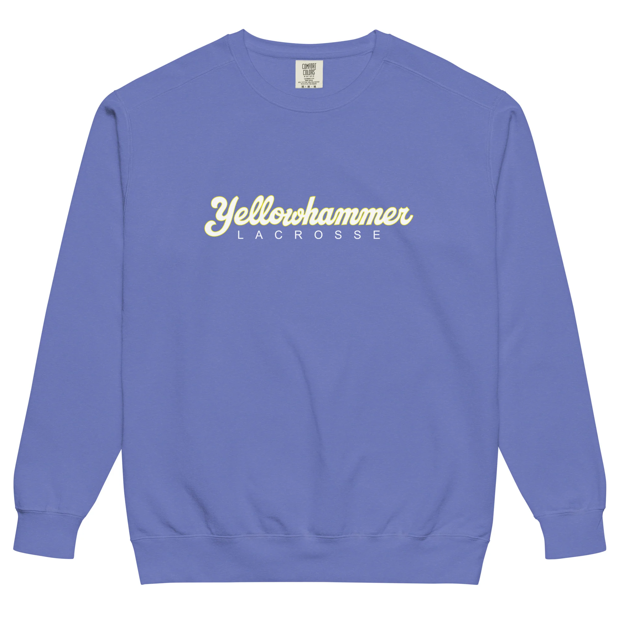 Yellowhammer Script Unisex Garment-Dyed Sweatshirt