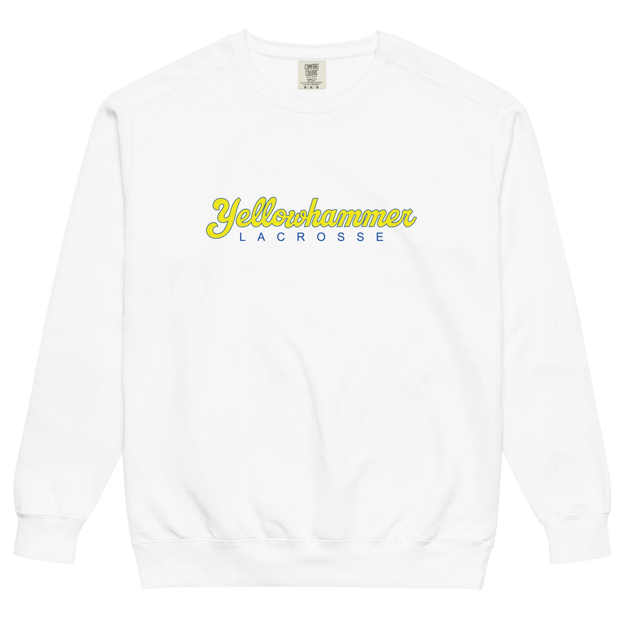 Yellowhammer Script Unisex Garment-Dyed Sweatshirt - Image 2