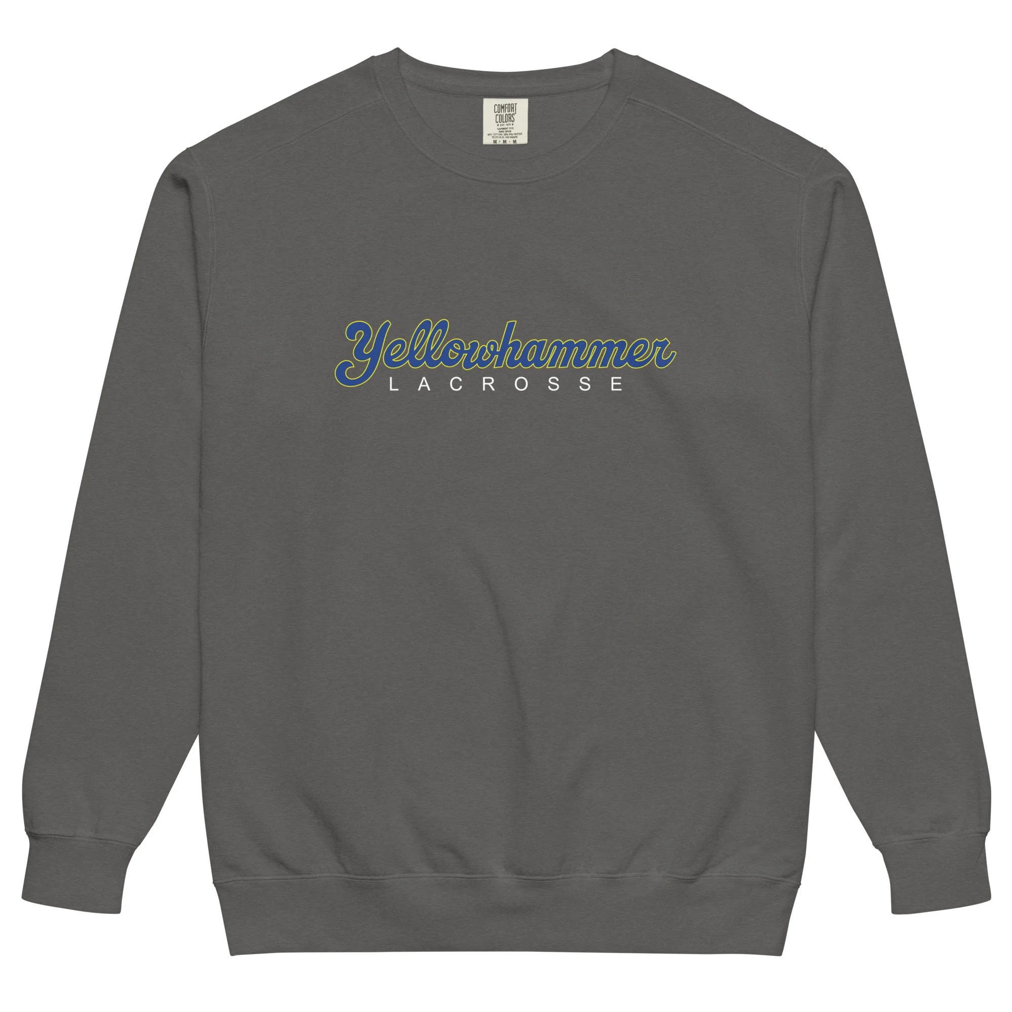 Yellowhammer Script Unisex Garment-Dyed Sweatshirt - Image 4
