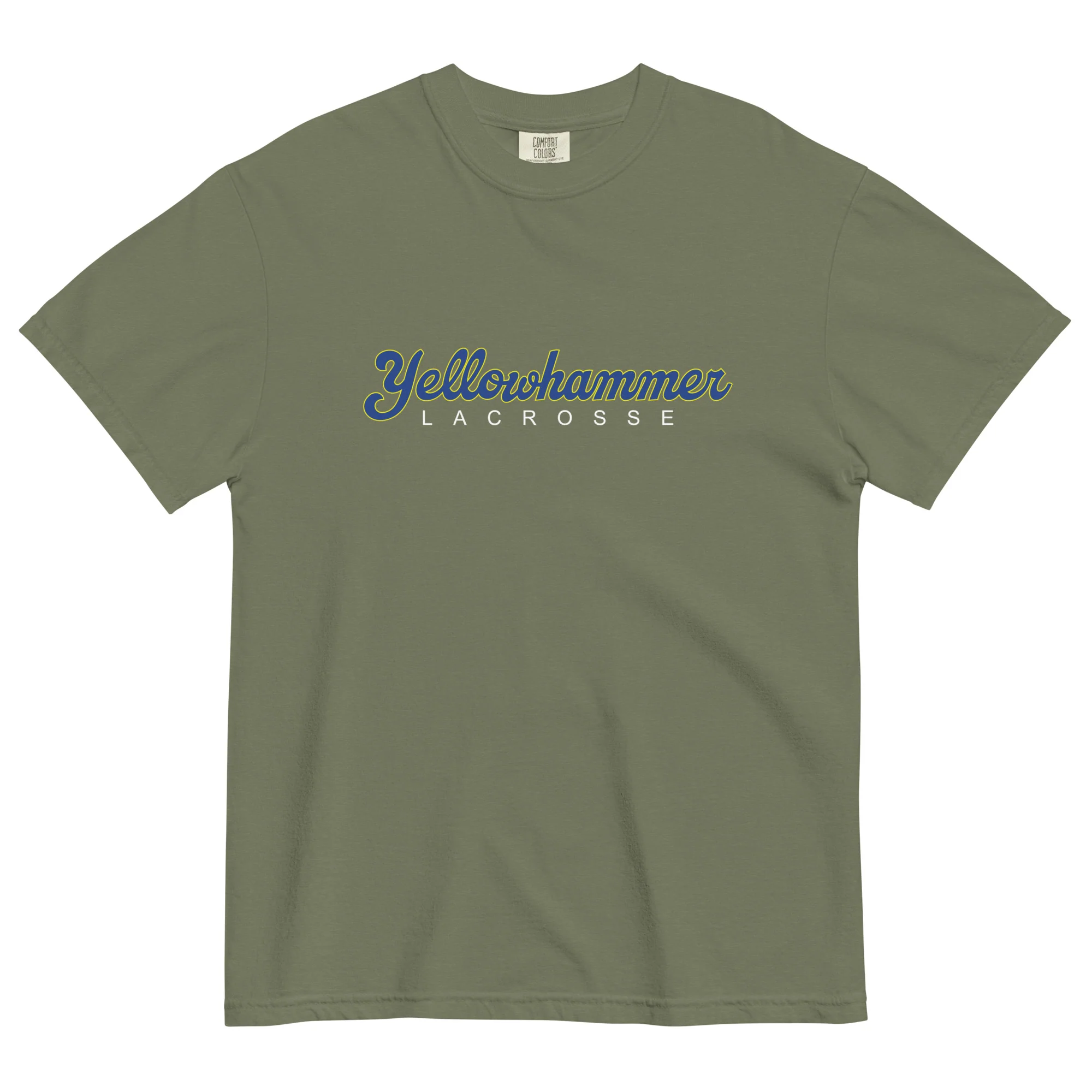 Yellowhammer Script Unisex Garment-dyed T-Shirt - Image 5