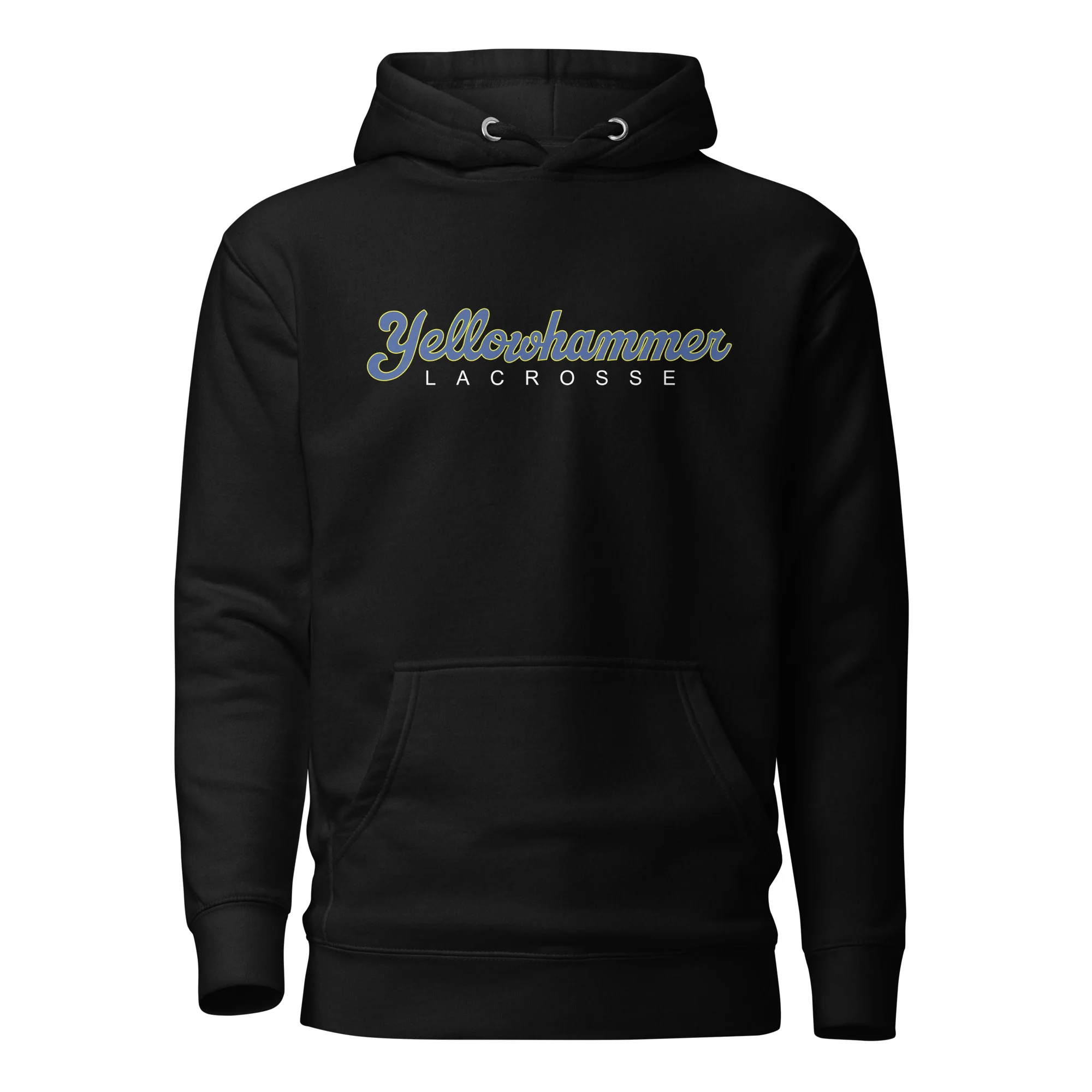 Yellowhammer Script Unisex Hoodie - Image 2