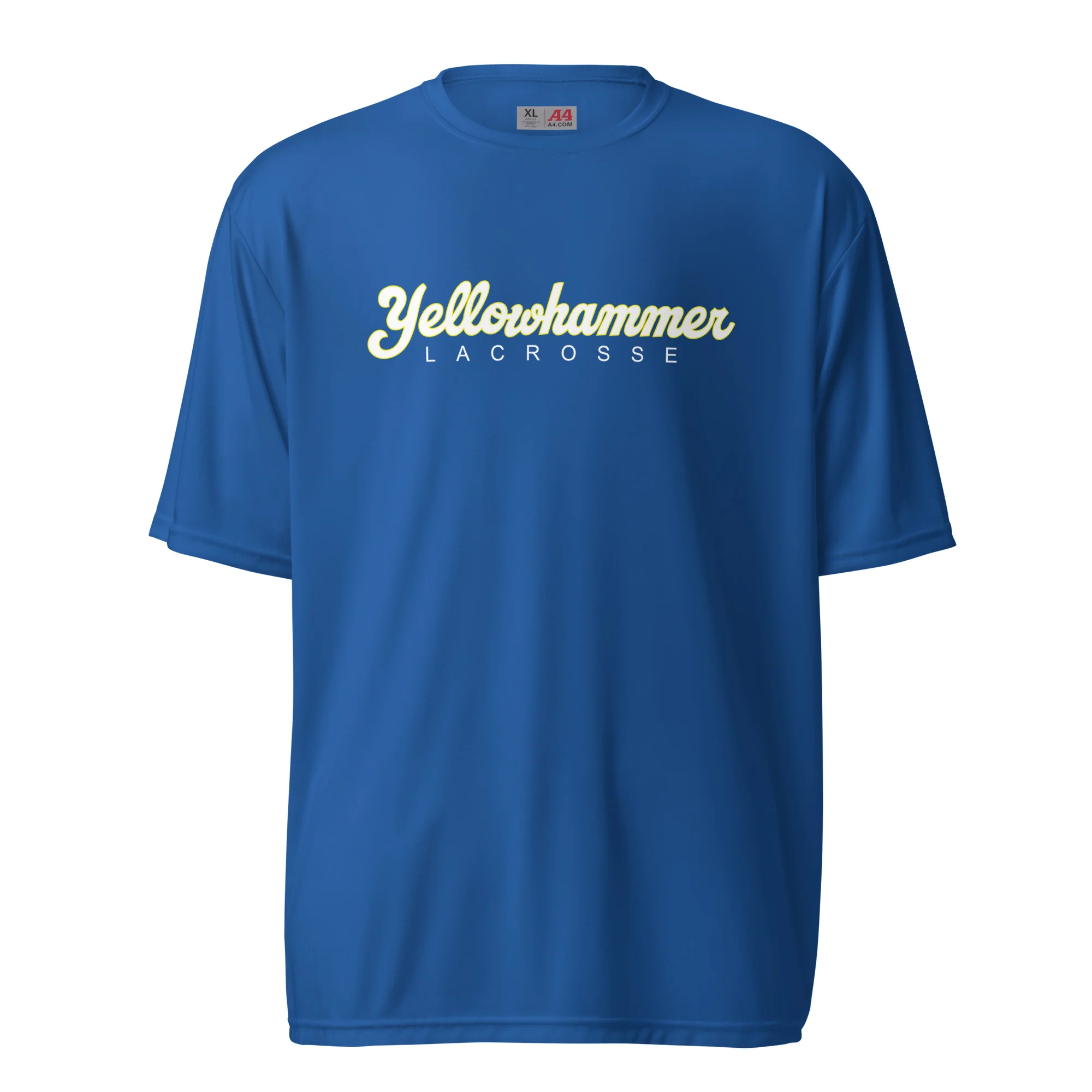 Yellowhammer Script Unisex Performance T-Shirt