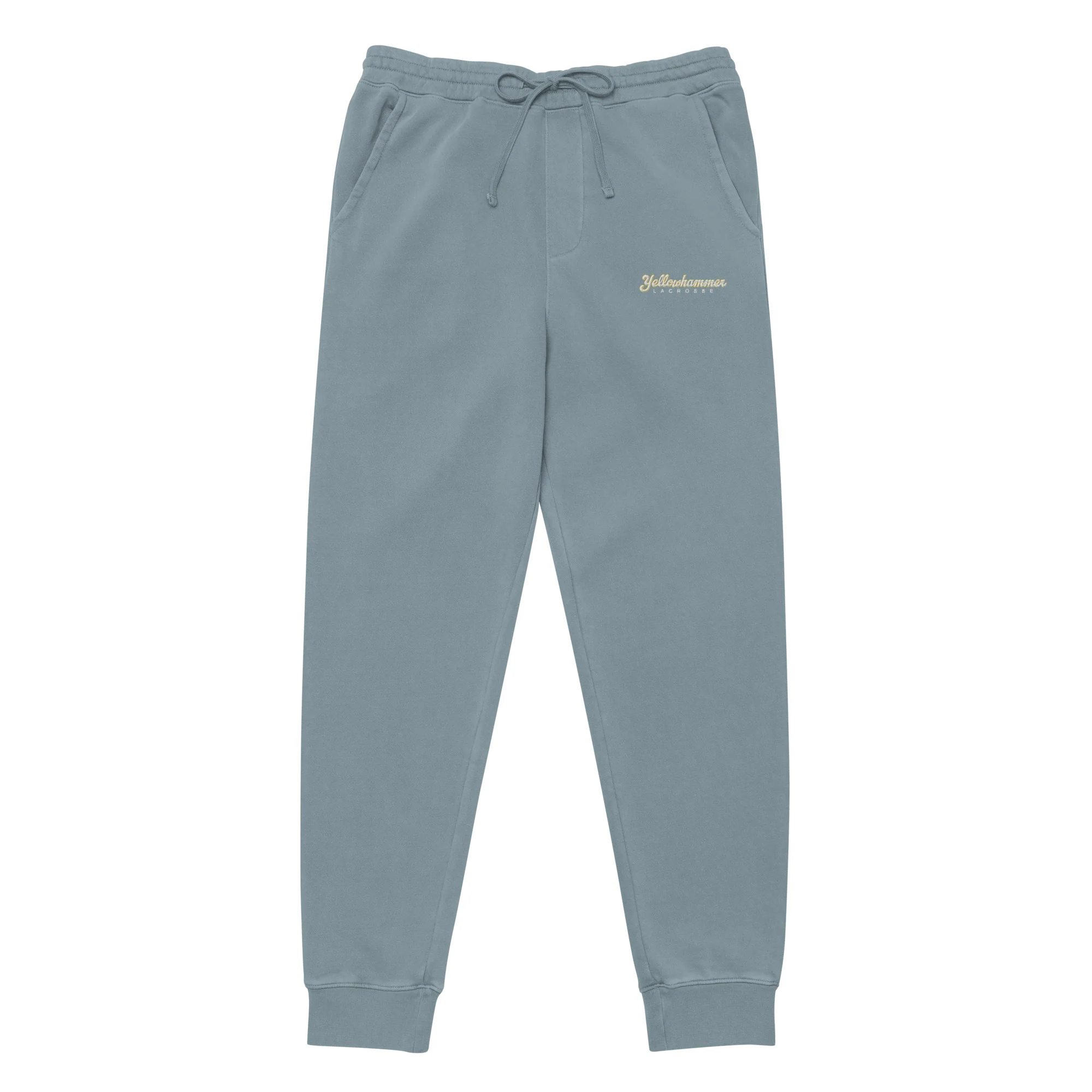 Yellowhammer Script Unisex Pigment-Dyed Sweatpants - Image 2