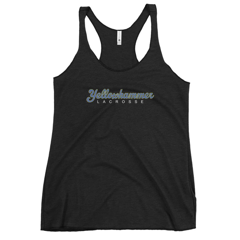 Yellowhammer Script Women's Racerback Tank