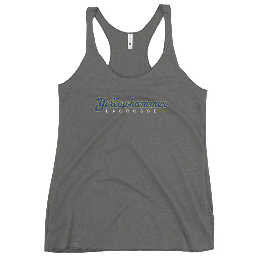 Yellowhammer Script Women's Racerback Tank - Image 2