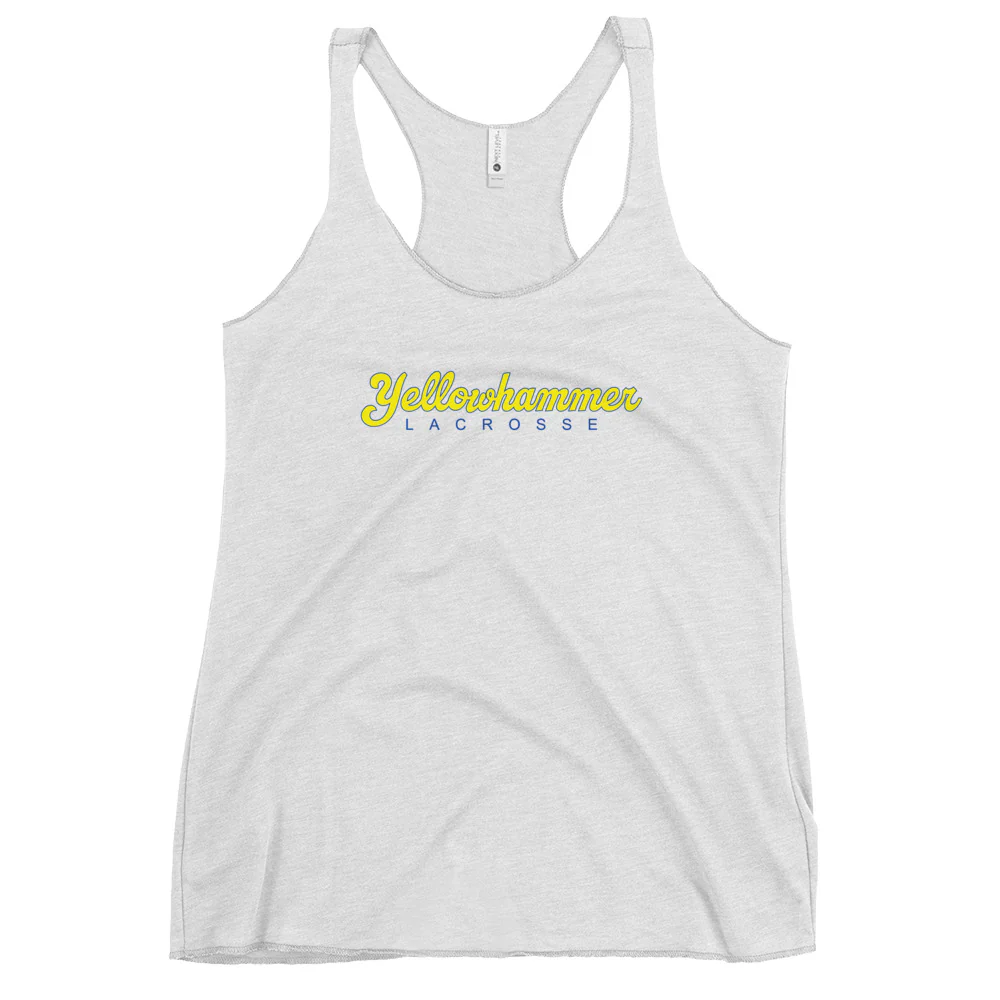 Yellowhammer Script Women's Racerback Tank - Image 3