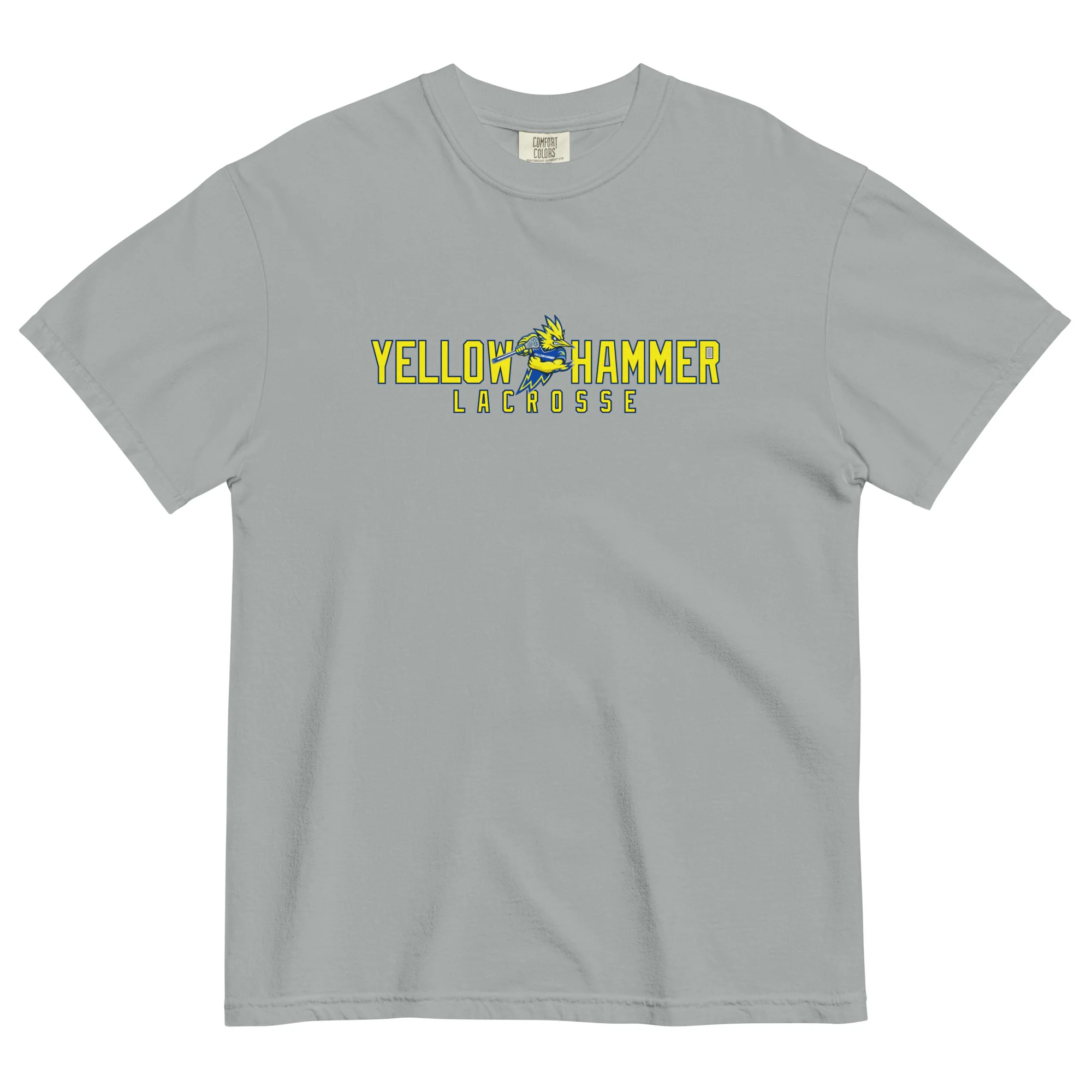 Yellowhammer Text Unisex Garment-dyed T-Shirt - Image 3