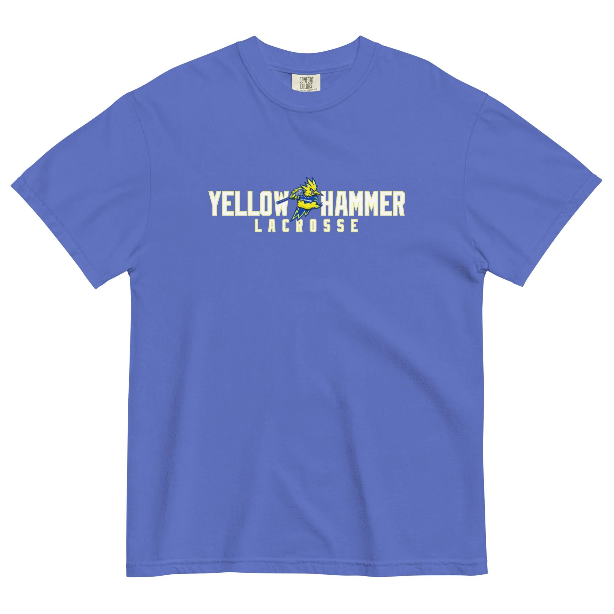 Yellowhammer Text Unisex Garment-dyed T-Shirt - Image 4