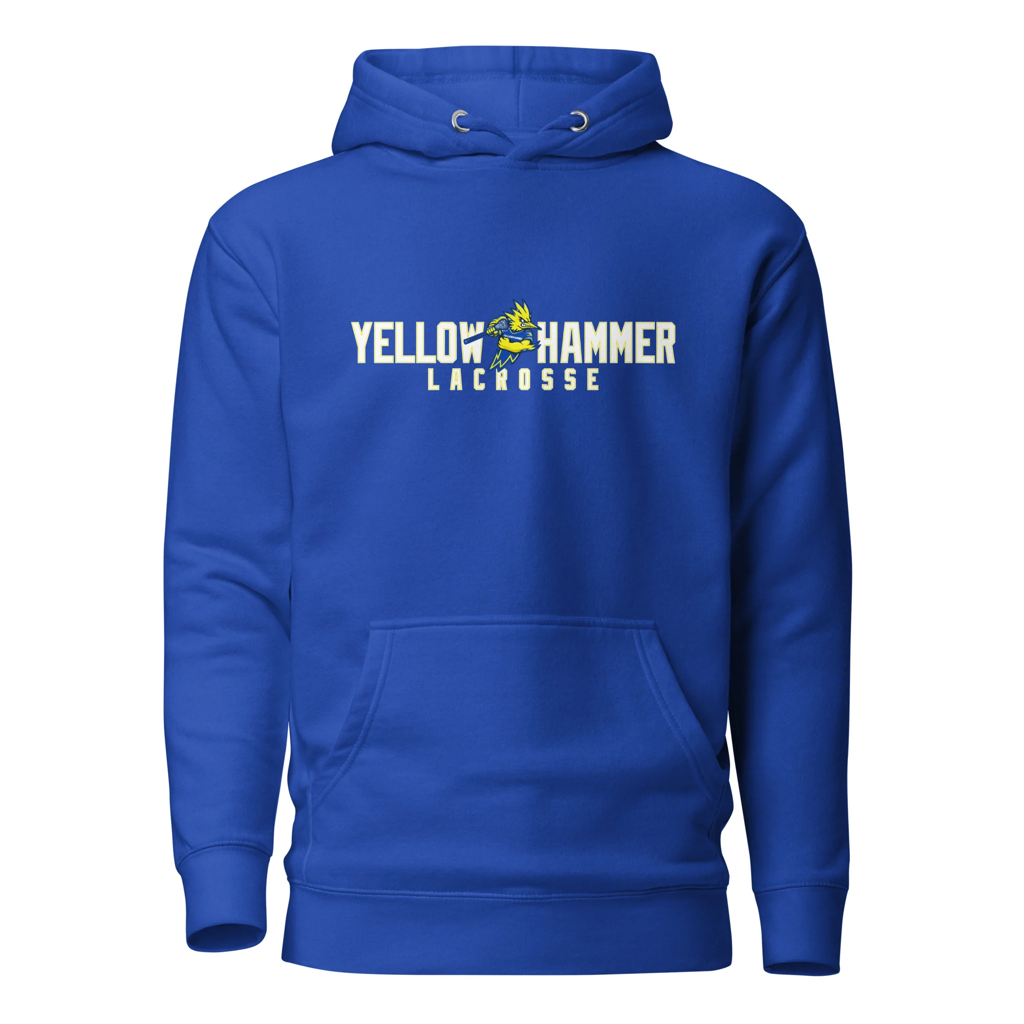 Yellowhammer Text Unisex Hoodie - Image 3