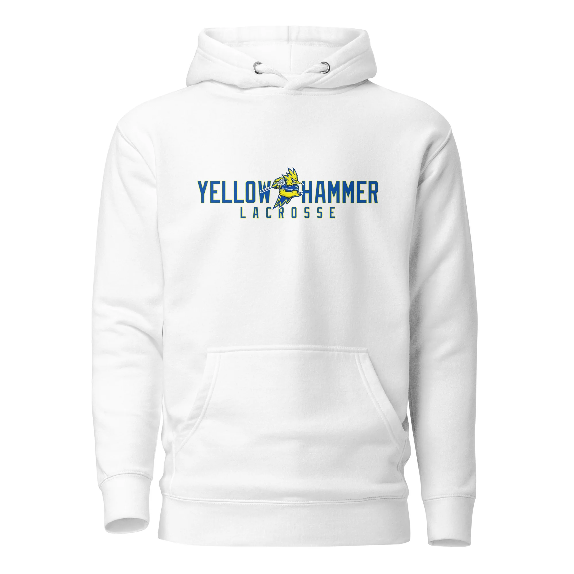 Yellowhammer Text Unisex Hoodie - Image 4