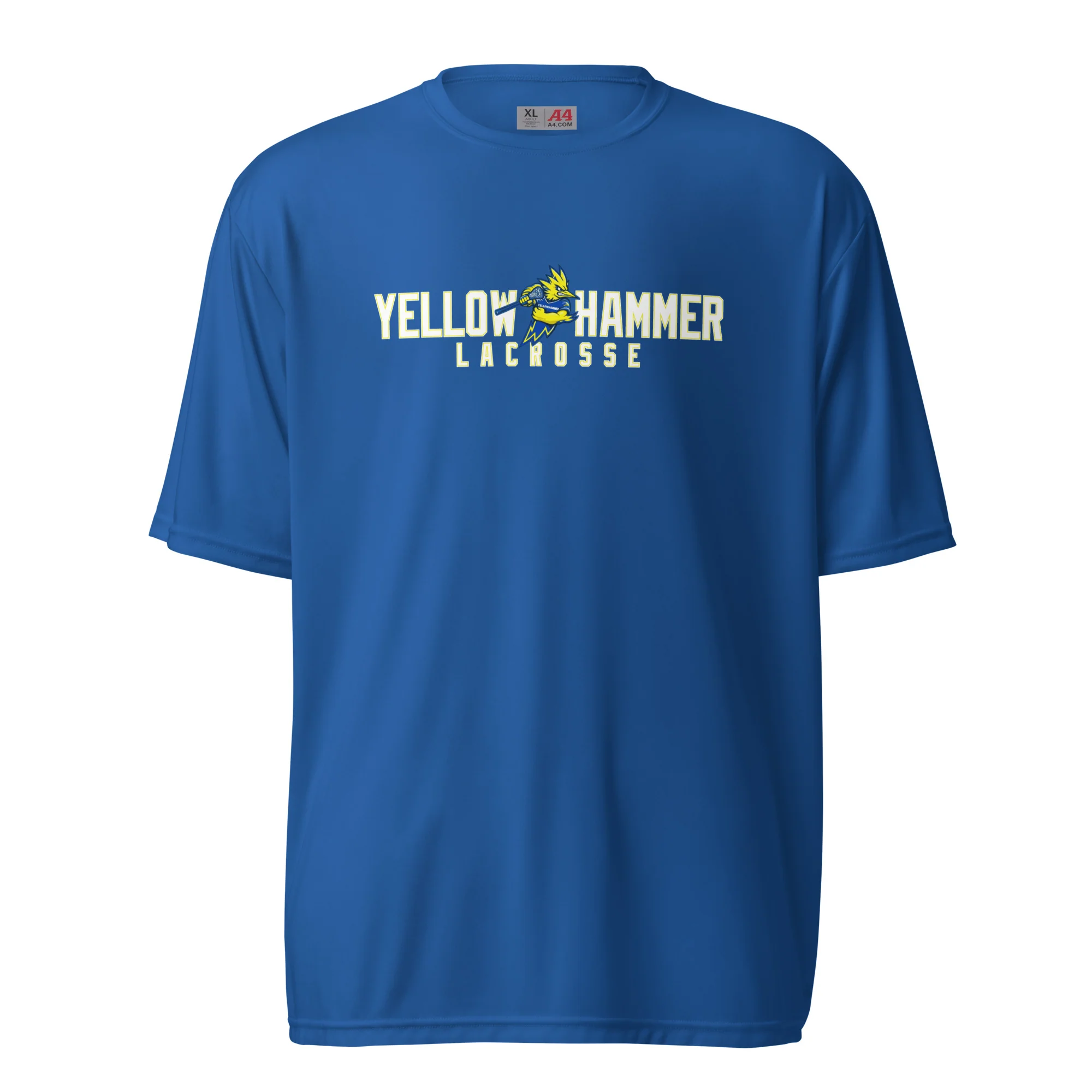 Yellowhammer Text Unisex Performance T-Shirt - Image 3