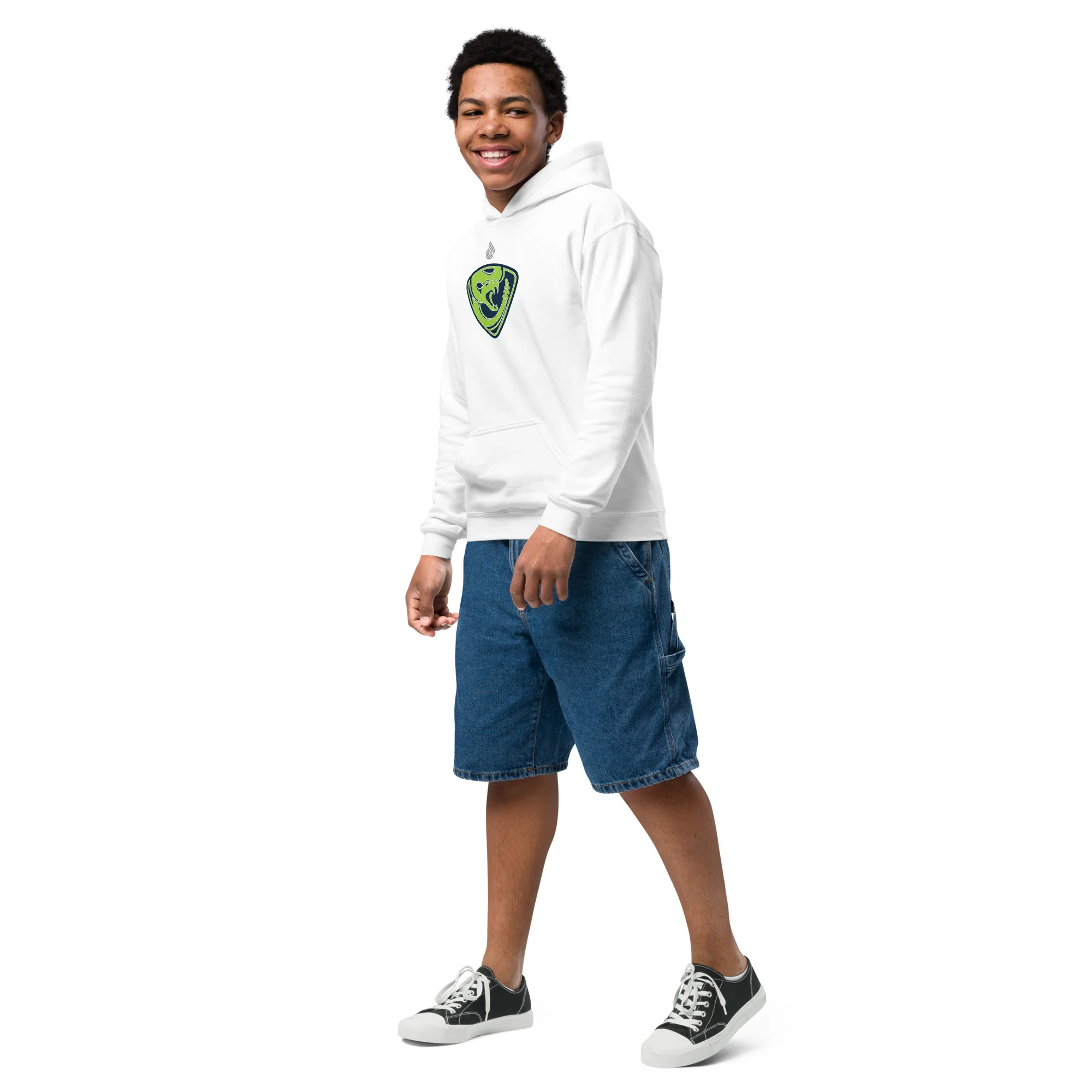 Youth heavy blend hoodie - Image 3